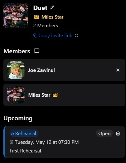 Band Info